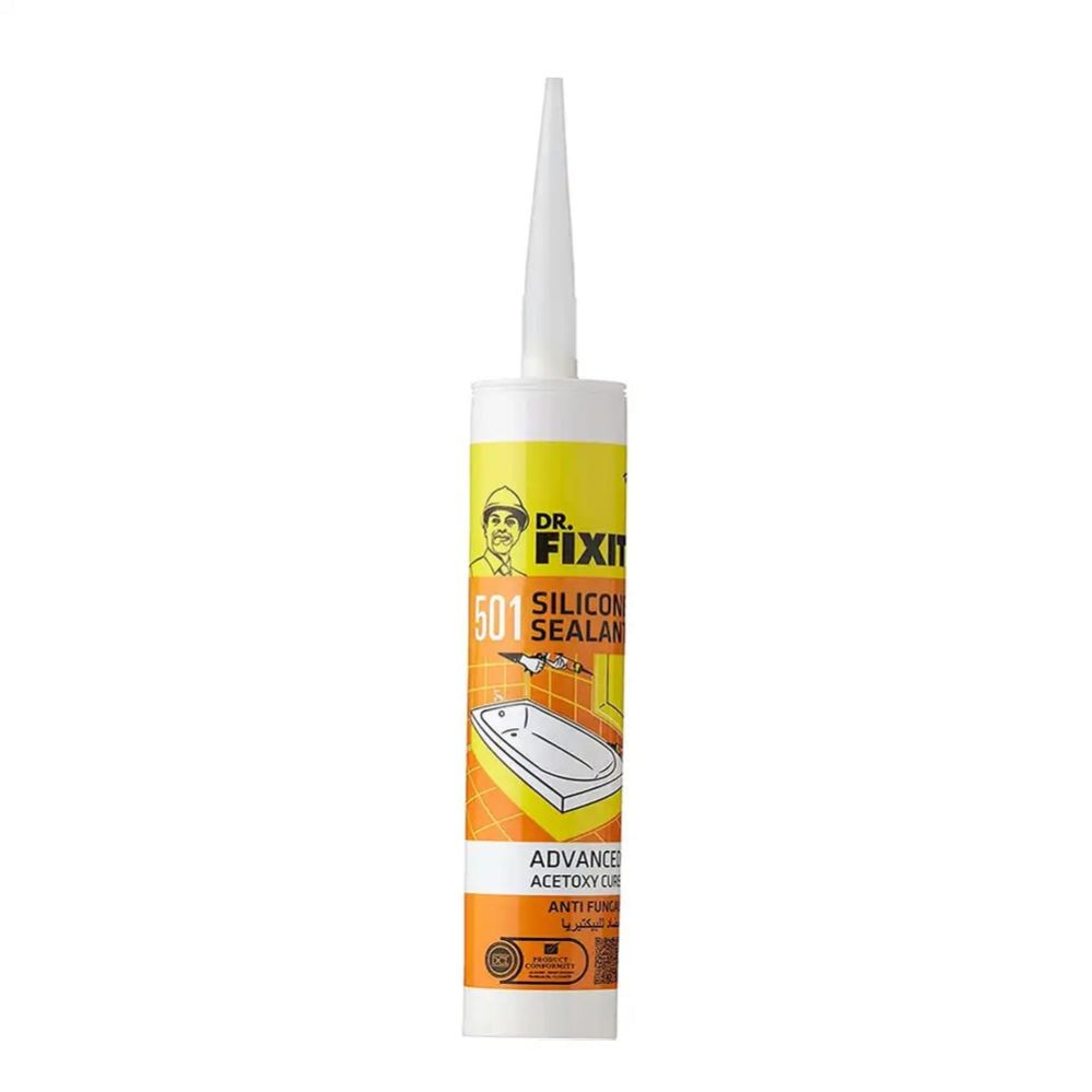 DR Fixit 501 Antifungal Silicone Sealant 280g White in Building