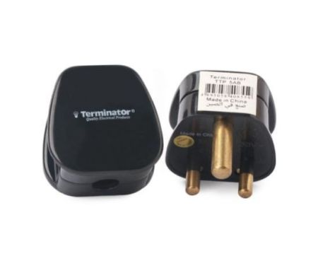 Terminator Top Plug 3 Pin Round 5A Plug - TTP 5AB