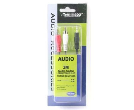 Terminator Heavy shielded Audio cable 3M - TCA ST-23N