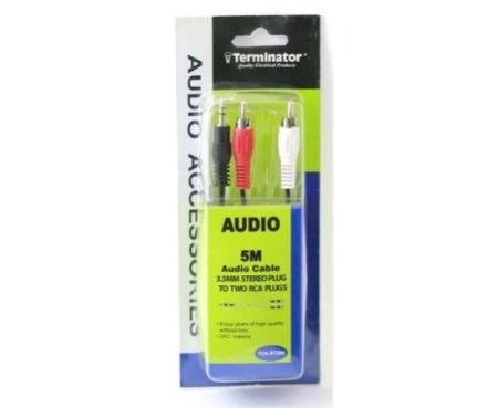 Terminator Heavy shielded Audio cable 5M - TCA ST-25N