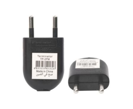 Terminator Top Plug 10A Fuse 2 Pin Plug Black - TP 2PM