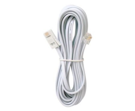 Terminator Telephone Extension cord 4C UK/US Type available in 3M, 5M, 10M, 15M & 25M