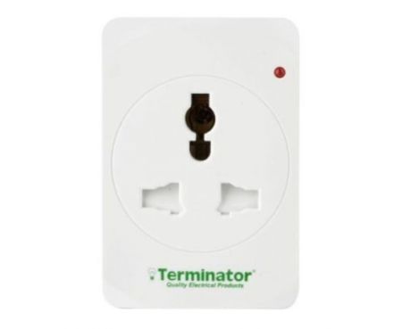 Terminator Power Adapter 3 Way Universal Sockets with Neon Indicator -TMA 163A