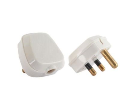 Terminator Top Plug With Fitted 15A Fuse 3 Pin Round 15A Plug - TTP 15A
