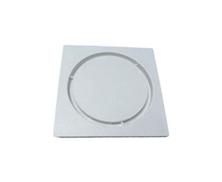 8x8cm PVC Floor Drain Square Shape Anti-odor Bathroom Shower Tile Insert Floor Waste Grate Anti-clogging for Kitchen, Washroom, Garage and Basement