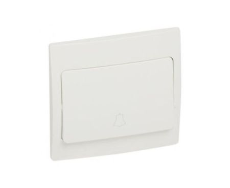 Legrand Mallia White Push Switch 1G 2W 10A - 281040