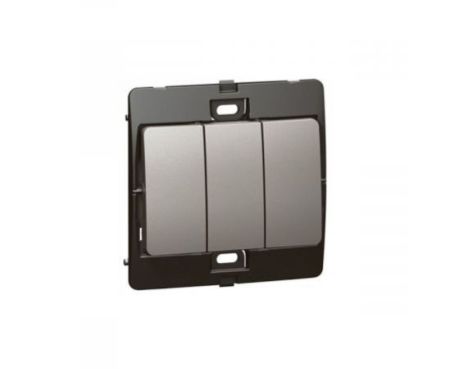 Legrand Mallia Silver 3G 1W 10AX - 283004