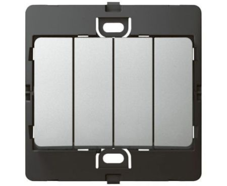Legrand Mallia Silver 4G 1W 10AX - 283006