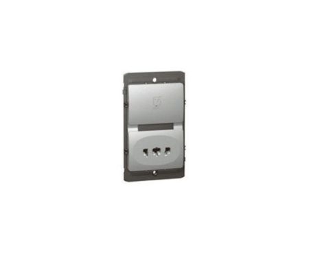 Legrand Mallia Silver Shaver Socket - 281907