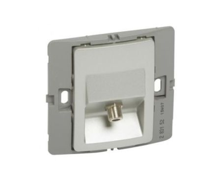 Legrand Mallia Silver TV Socket , Female 'F' Type Socket - 283152