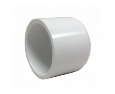 PVC Plumbing Fitting Material End Cap-White