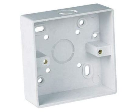 UHcom Surface PVC Box for Switch or Socket - White