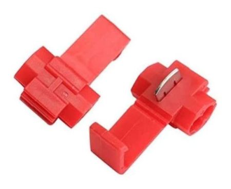 Wire Terminals Quick Splice Connector Red 0.75-2.5mm2-25Pcs Pack