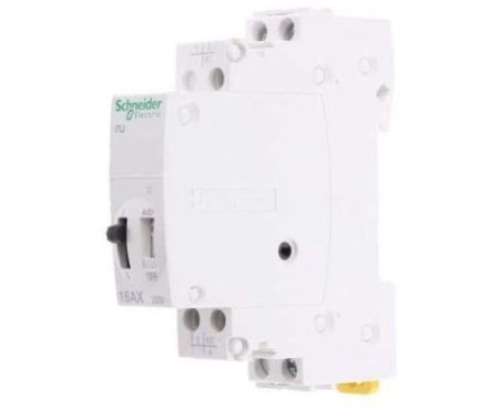 Schneider Electric Acti9 iTLI impulse Latching Relay 2P 1NO+1NC 16A coil 110 VDC 230 - 240 VAC 50/60Hz A9C30815