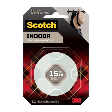 Indoor Double-Sided Mounting Tape 114S - White