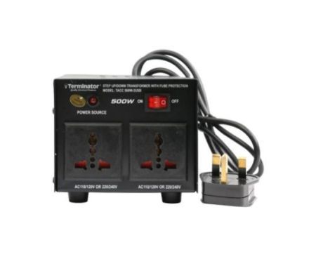 Terminator Voltage Converter 500W with Dual USB Outlet - TACC 500W-2USB