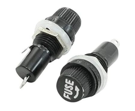 30mm fuse holder plastic screw mount type