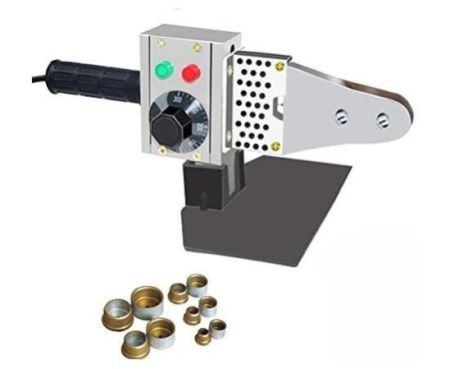 250V 16A Pipe Fusion Welder Handheld Socket Fusion Welder Hot-melt Plastic Welding Machine for PPR, PE, PP (20-63mm) Pipes