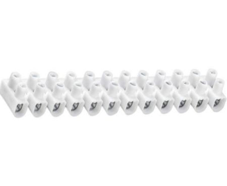 Electro Terminal Wire Connector Strip 10 Position Screw on Terminal Block, NF CE EAC RoHS Standard Cable Connectors, EKL WEISS Seiries Made in Austria (4-16mm Single Strip)