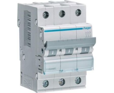 Hager 3P 40A ISOLATOR Modular Break Switch - SBN341N