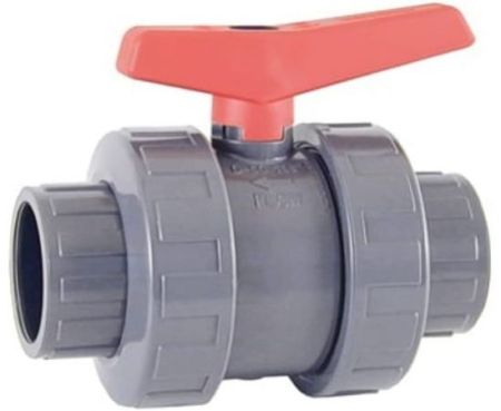 Cepex PVC Heavy Duty Water Supply Pipe Fittings for Swimming Pool, Agriculture, Irrigation & Commercial Plumbing Use (1.1/4 Inch, Union Ball Valve (Anti Block))