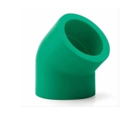 PPR Elbow Pipe Fitting Green Inner Dia 45 Degree 2 Way - TMFE45