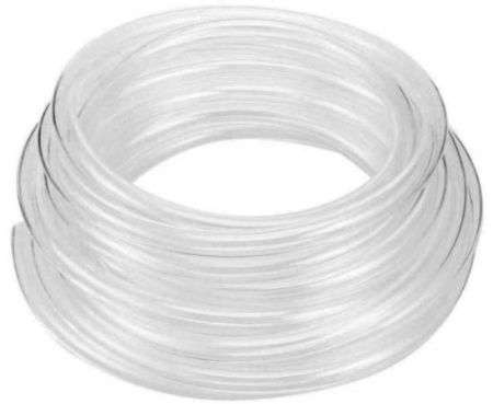 PU (Polyurethane) Flexible Pneumatic Tubing Food Grade Multipurpose Tube for Beer Line, Kegerator, Wine, Airline Tubing for Aquarium, Air Water Hose, Fuel Line. (6x4mm, Clear - 10m)