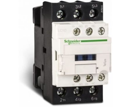 Schneider LC1D32M7 32 A 3P AC3 TeSys AC Coil D Contactor, 220 V, White