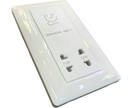 Schneider Electric Vivace Universal Shaver Socket Unit 115/240V KBT727V