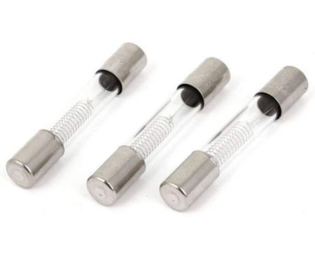 Microwave Oven High Voltage Glass Tube Cartridge Fuse, 5kV 6mmx40mm 3Pcs, 600mA 700mA 800mA 900mA (0.75A (750mA))