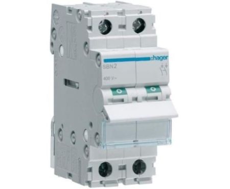 HAGER 2P 63A ISOLATOR SBN264N *ONEKONEKT* - FRANCE
