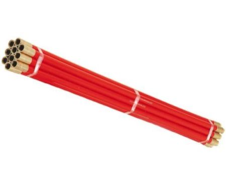 Simple And Safe Way To Remove Obstructions In a Drain Or Pipe Polypropylene And Brass Construction Universal Brass Threaded Joints 10x 3ft Drain Rods Stick.