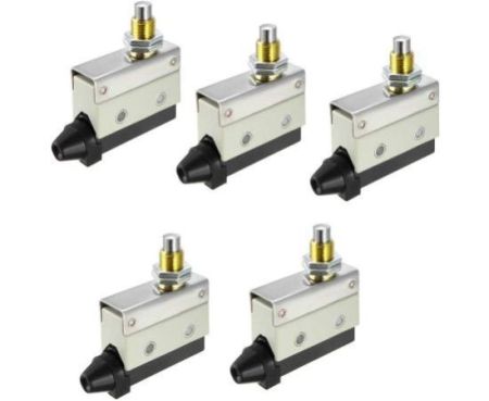 Switches Store, Mechanical & Electrical Toggle Rocker Push Limit Switches for DIY Projects .Pack of 5 (Limit Switch HD)