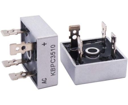 Single Phase Bridge Rectifier Diode 35A 1000V High-power Metal Case Silicon Diode Bridge Rectifiers