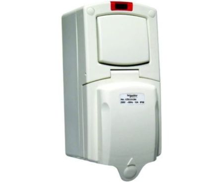 Schneider Electric 13A 250V Surface Mount Single Pole Switched Socket with Neon IP56 – CSC313N