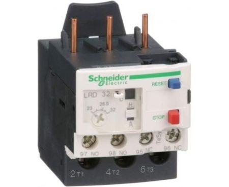 Schneider Electric Thermal Overload Relay - 1NO/1NC, 23, 32 A F. L. C, 32 A Contact Rating, 600 V, 3P – LRD32
