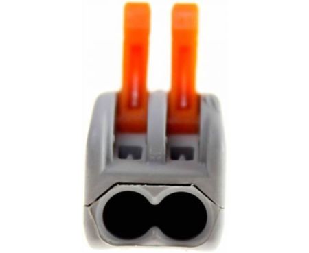 Wago 222-412 LEVER-NUTS 2 Conductor Compact Connectors 100 PK