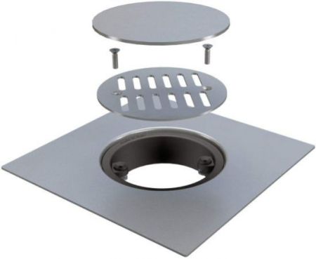 Bathroom Shower Floor Drain Trap Stainless Steel - Universal Size 110mm to 125mm