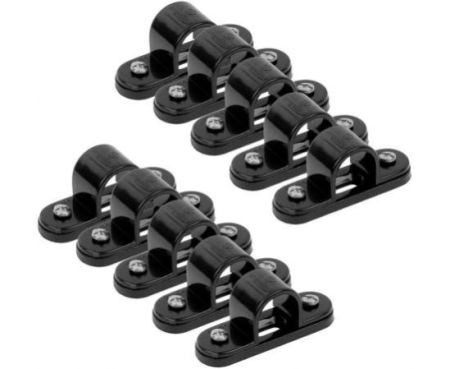 PVC Electrical Conduit Pipe & Fittings for Indoor and Outdoor Electrical Wiring and Cabling (Pack of 10) (32mm, Saddle)