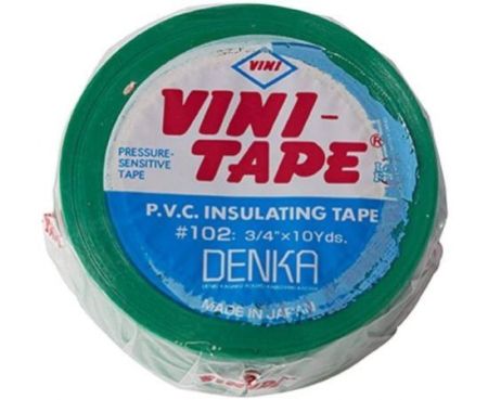 Vini Electrical Insulation Tape- 10 Pieces (Green)S