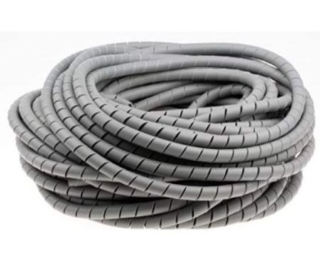 Melfi High Quality HD Spiral Wrapping Band Tube PC Cable Management Grey