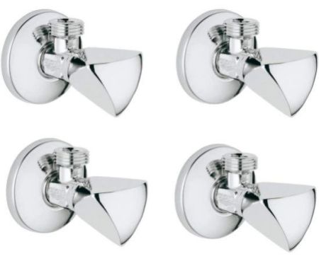 Grohe Genuine Angle Valve 1/2 Inch Pack of 4 , Made in Germany