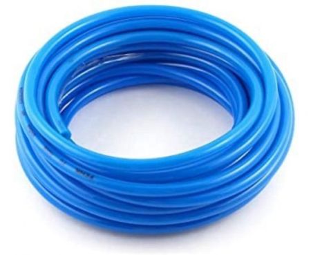 PU (Polyurethane) Flexible Pneumatic Tubing Food Grade Multipurpose Tube for Beer Line, Kegerator, Wine, Airline Tubing for Aquarium, Air Water Hose, Fuel Line. (16x12mm, Blue -100m)