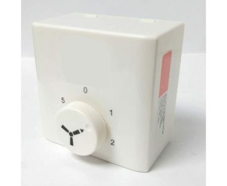 Ceiling Fan Regulator 5 Step Adjustment Ceiling Fan Speed Control Switch White 80W, 220-240V
