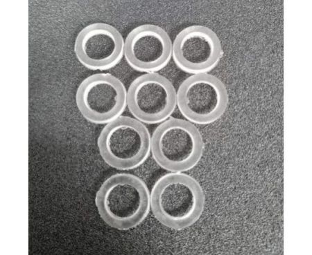 Bidet Shattaf Nylon Rubber Washer Circular Round Gasket Ring for Bathroom Shower Tap & Plumbing etc (Pack of 10, 3/4 Inch)