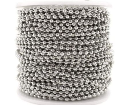 Multi Purpose Pull Chain for Curtain Ceiling Fan Light Lamp with Connector Clip (3.2 mm, 20 Meter)
