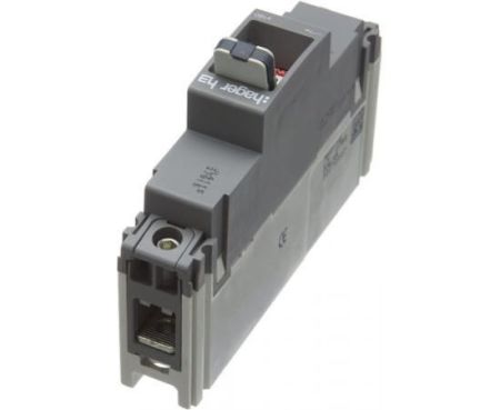 Hager Single Pole MCCB HHA061Z | Moulded Case Circuit Breaker 63A | h3 x160 TM FIX 1P1D 25kA