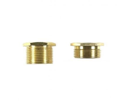 10Pcs Brass Male Bush Connector Long/Short Thread Reducing Bush Hose Pipe Fitting Connector