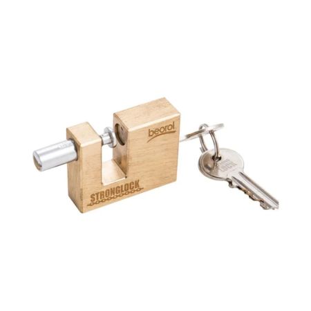 KB70 Solid Brass Box Padlock with Keys 70mm