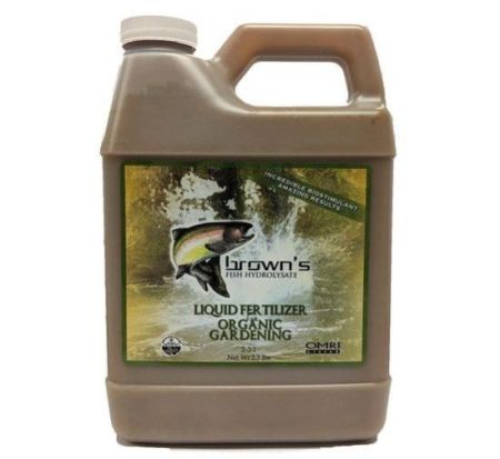 Brown Fish Hydrolysate Bio Fertilizer “77% Organic Matter” 4Ltr